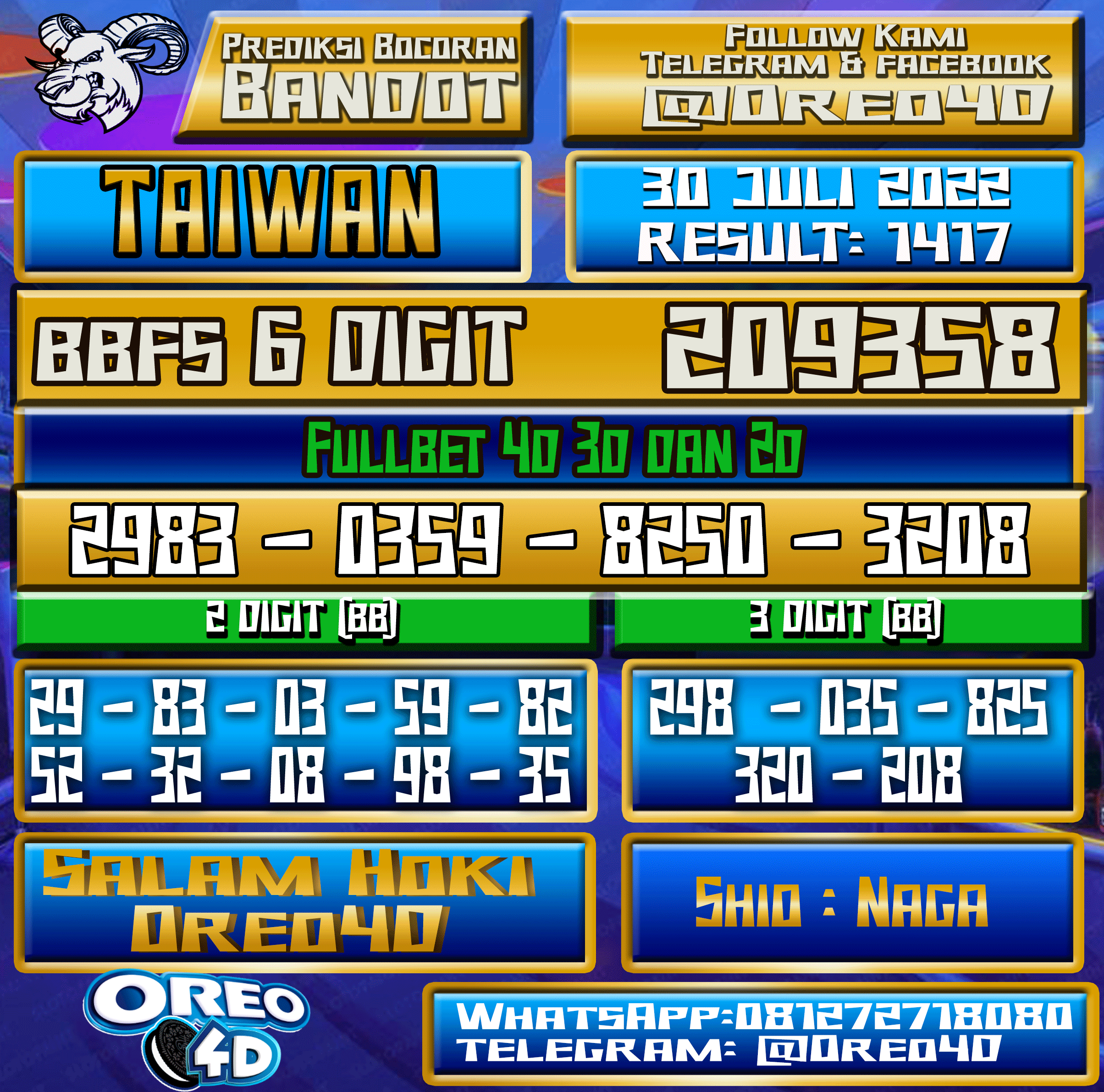 Bocoran Togel Taiwan