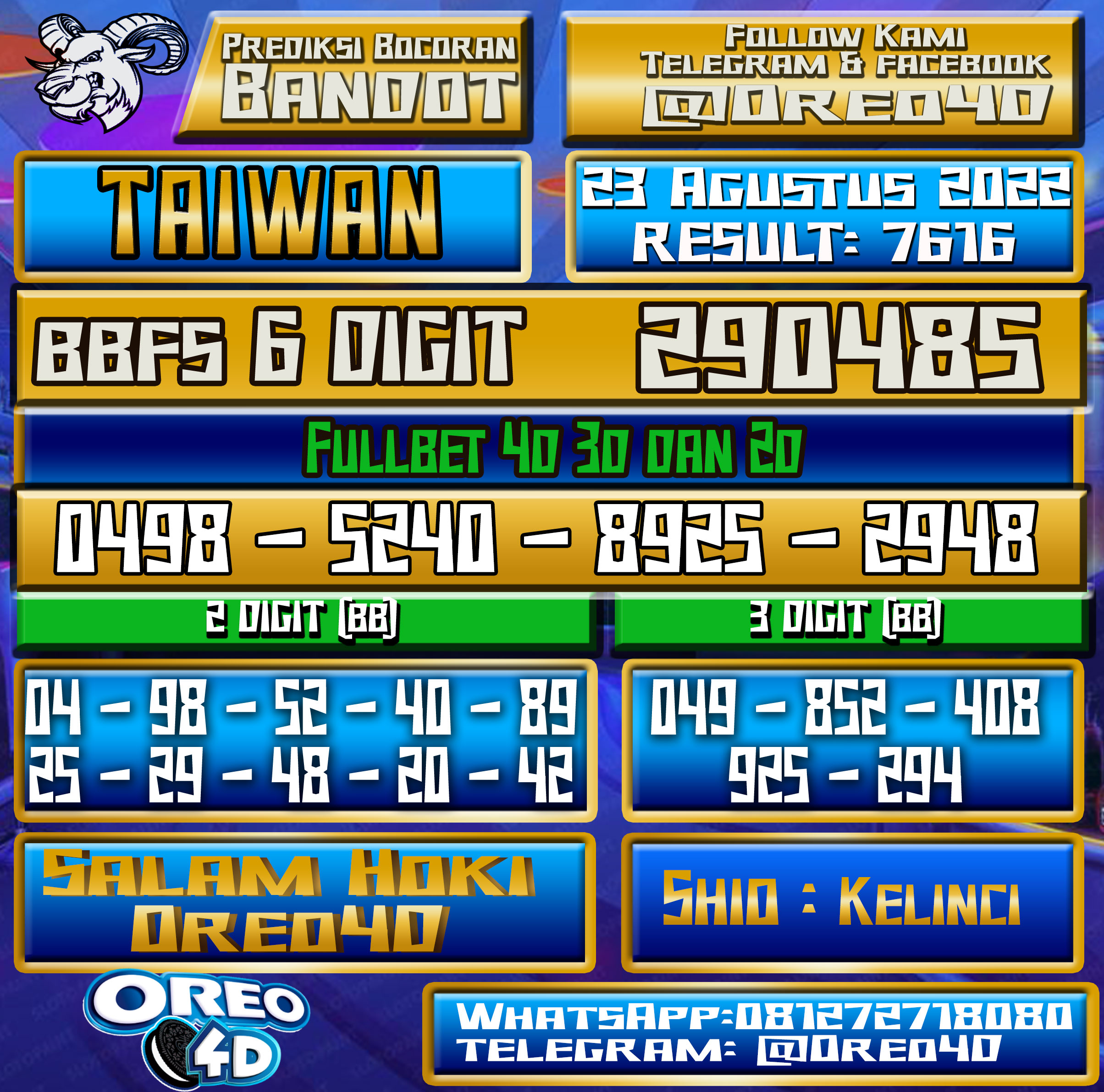 Bocoran Togel Taiwan