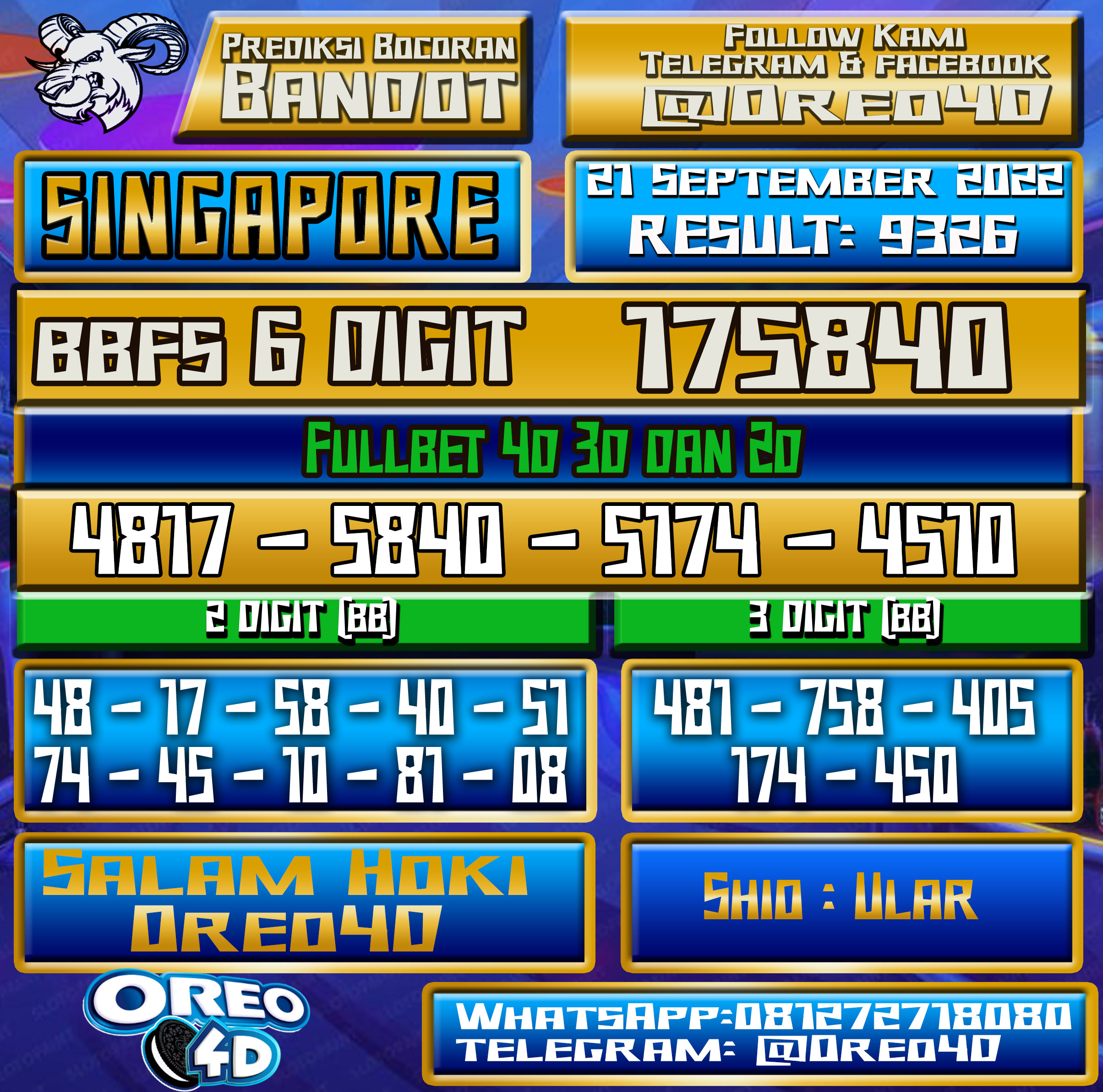 Bocoran Togel Singapore