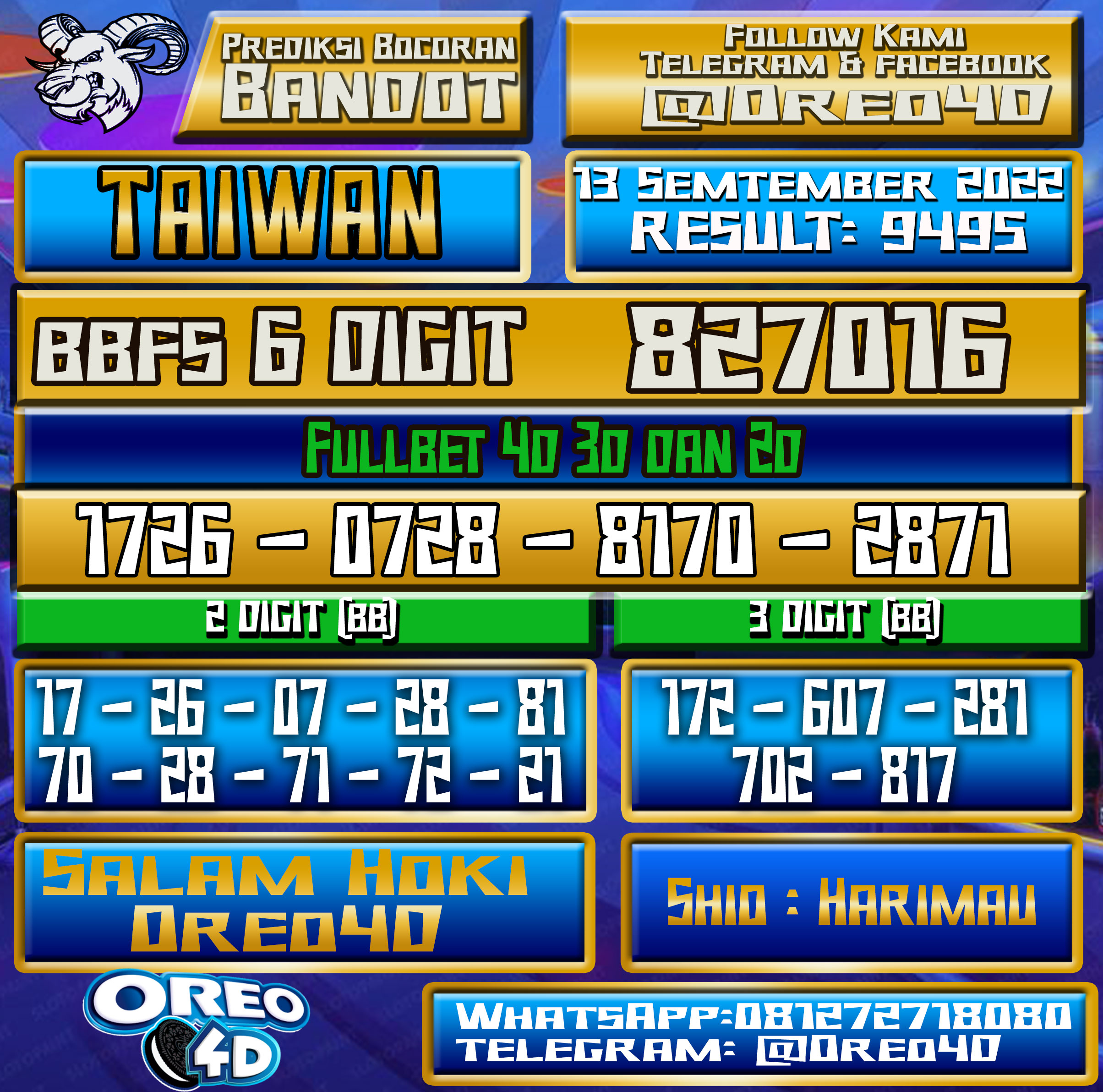 Bocoran Togel Taiwan