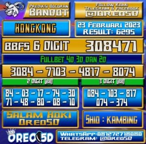 Bocoran Togel Hongkong 23 Februari 2023