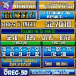 PREDIKSI TOTO MACAU P1 27 Februari 2023