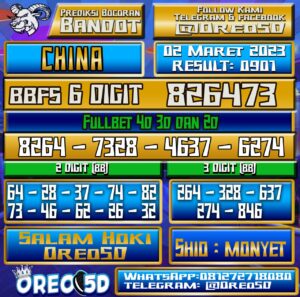 Bocoran Togel China 02 Maret 2023