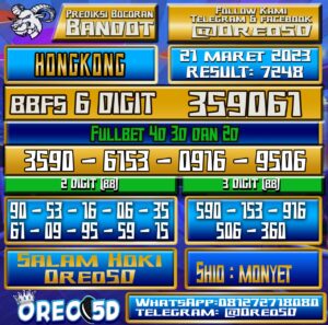 Bocoran Togel Hongkong Selasa 21 Maret 2023