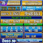 PREDIKSI TOTO MACAU P3 Sabtu 25 Maret 2023