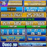 Bocoran Togel Taiwan Rabu,26 April 2023