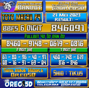 PREDIKSI TOTO MACAU P4 Minggu,21 Mei 2023