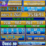 PREDIKSI TOTO MACAU P3 Senin,22 Mei 2023