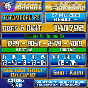 PREDIKSI TOTO MACAU P5 Sabtu,27 Mei 2023