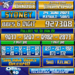 Bocoran Togel Sydney Sabtu,24 JUNI 2023