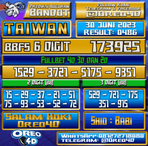 Bocoran Togel Taiwan Jumat,30 JUNI 2023